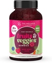 The Wellness Company Kids Naturals Fruits & Veggie Gummies - Daily Nutrition Support Buddy 124; 60ct (1 måned Tilgang)