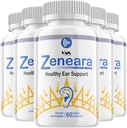 (5 Pack) Zeneara - Avanceret Formel Sund Øre Support, Hørelse Sundhed, og Wellness, 300 Kapsler