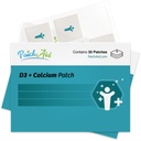 PatchAid D3 / Calcium tematisk patch 30- Day Supply (pakke med 2)