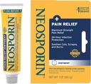 Neosporin + Maximum - Strength Triple Antibiotisk Salve med smertelindring, Dual Action Førstehjælp Sårpleje, No- Sting Formel med Pramoxine HCl, Bacitracin Zink, 1 oz Single Tube