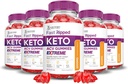 Justified Laboratories (5 Pack Fast Ripped Keto ACV Gummies Extreme 2000MG Fast Ripped Keto Gummies Apple Cider Vinciate Formuleret med Pomegranate Beet Juice Powder B12 Vegan Non GMO 300 Gummys