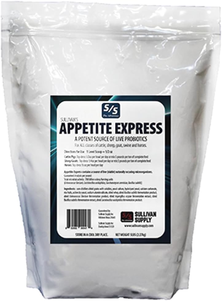 SULLIVAN 'S Appetite Express Probiotiske Granulater (5lb)