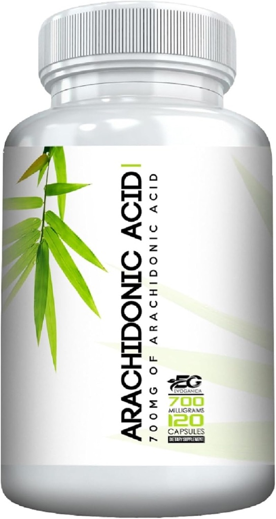 Arachidonic Acid - 700 MGS Per Servering - 120 Servering per flaske - fremmer muskler og stregth - Max Strength