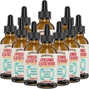 Liposomal Glutathione Liquid 2000MG - Antioxidant Detox Supplement for kvinder & mænd, Aging Defense, lever funktion & energi, med Hyaluronsyre + Aloe Vera + C-vitamin, Natural & Vegan, 20 FLLOZ