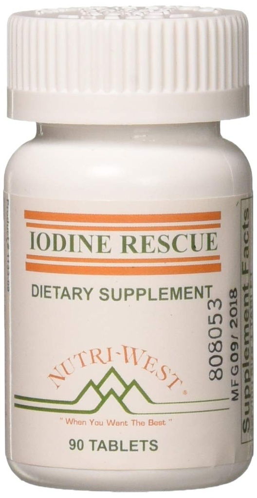 Jod Rescue 90 Tablets by Nutri West by Nutri- West