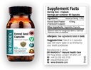 DR WAKDE 's Fennel Seed Capsules (60 Veg Caps, Plant- baseret supplement, Ayurvedic Herb, All Natural, Vegan)