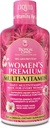 Premium Flydende Multivitamin til kvinder • 124; Sugar Free Women 's Multivitamin • 124; 100 + Vitamin, Minerals & Herbs Promote Anti- Aging, Heart, Brain & Bone Health • 124; 98% Absorptionsrate • 124; Non- GMO • 124; 32 Serv