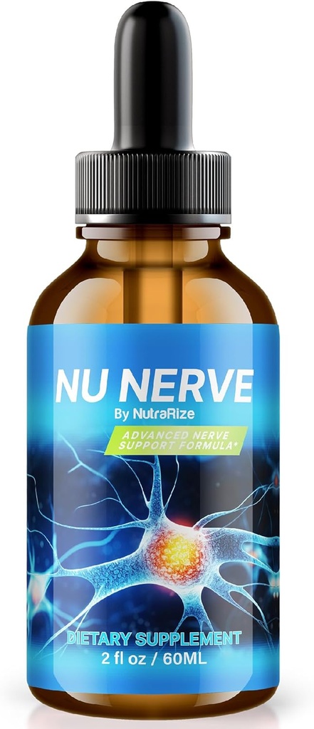 NutraRize Nu Nerve Drops, Nerve Health Support, All Natural Potent Supplement, Ernæringsformel for sund nerve vækst, Official Blood Liquid Drops Anmeldelser (30 Servere)
