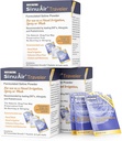 SinuAir 2.5 Gram Saline Pakker - Natriumchlorid med kalium & calcium, Salt Solution Powder Refill Pakker til Nasal Vanding Machine, 90 Pakker