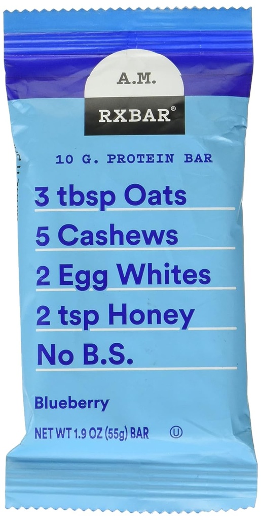RXBAR Blåbær AM Protein Bar, 1,9 OZ