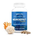 Paleodal NeuroEffect - Neuro Mushroom Kaffe Nutritional supplement til fokus, hukommelse, og energistøtte - 28-dages levering - 8 Fuld Spectrum Mushroom og hele kaffefrugt udtrækker