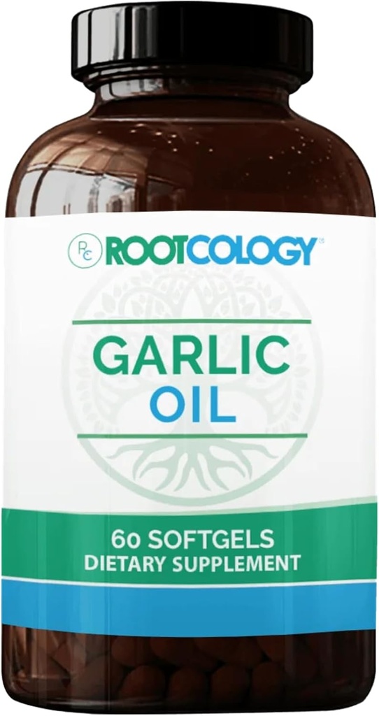 Rootkologi af Dr. Izabella Wentz; Hvidløgsolie; Softgel med hvidløgsolie og Persillerolie, enteric- coated to Reduce Odor Medical 124; Support Immunsystem og Cardiovaskulær Health Medical