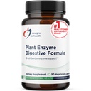 Design for sundhed Plant Enzyme fordøjelsesformel - Vegetarisk fordøjelsesenzymer Supplement - Gut Support med Hemicellulase, Protease + Mere - Kan Support Lejlighedsvis Gas + Bloating (90 kapsler)