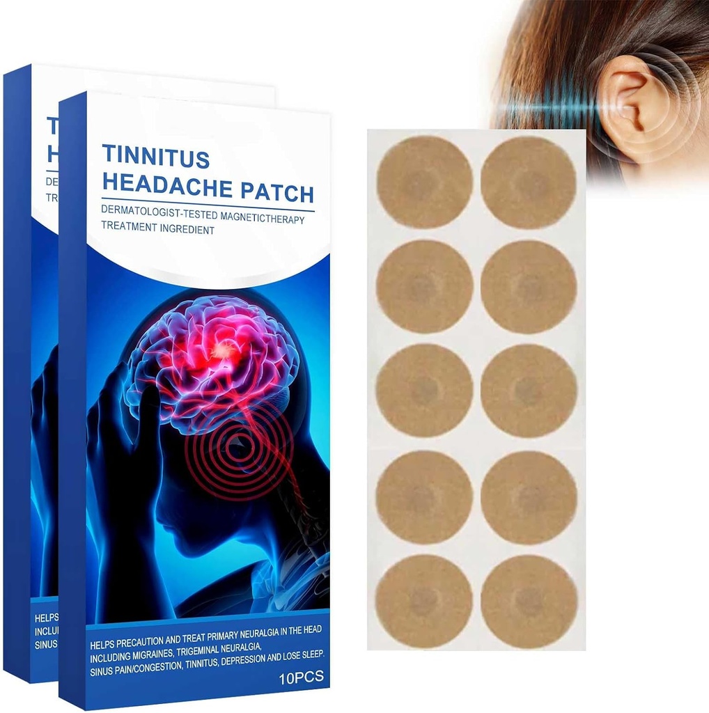 Tinnitus Patches 20 Pc 'er, Øre Patches til Tinnitus, Øre Patch, Hørelse Weaken, Itchy Ører / Non- vævet stof Patch (20PCS)