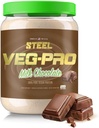 Ståltilskud Veg- PRO-124; Vegan Protein Powder, Mælk Chokolade • 124; 25 Servering (1.65lbs) • 124; Protein Powder med BCAA Amino Acid • 124; Gluten Gratis • 124; Non Dairy • 124; Lav Carb Formel
