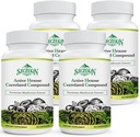 Active Hexose Correlated Compound 1500 mg Supplement, Natural 8 Mushroom Extract Supplement, Immunsystem, Leverfunktion, Natural Killer og T-celler Aktivitet, 360 Veggie Kapsler