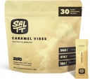 SALTT Electrolytes Powder Flavored Drink Mix - Caramel Vibes - 30 Hydration Pakker - Magnesium, kalium, natrium, trace mineraler - Zero Sugar & Gluten Free - Rejse Essentials