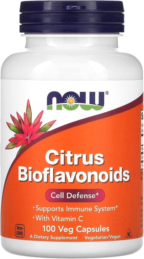 Now Foods Citrus Bioflavonoid, 100 Greve (pakke med 1)