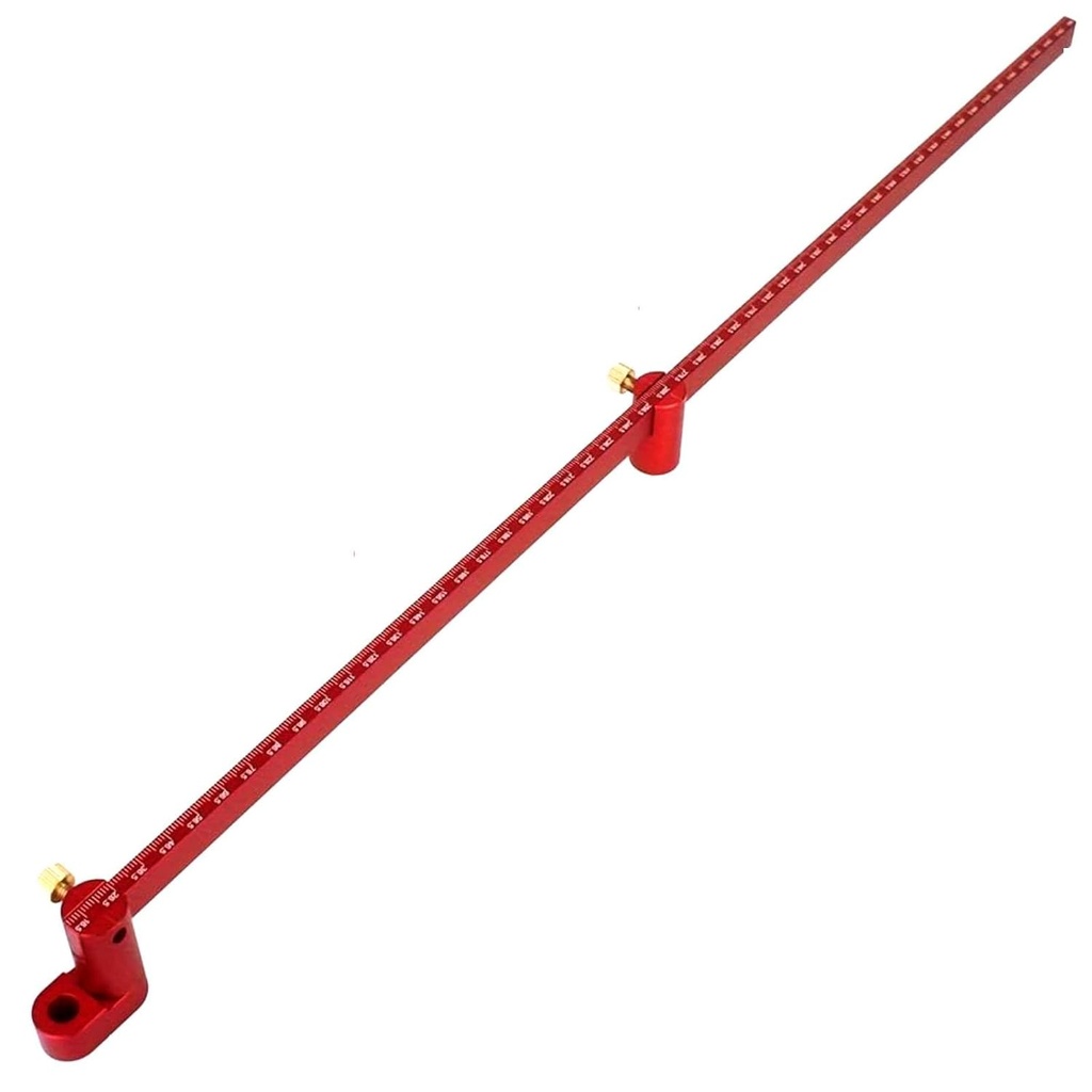 550mm Circle Compass, Stor træbearbejdning Compass Scriber, Tegneværktøj (rød)