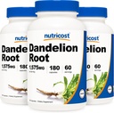 Nutricost Mælkebøtte Root 525mg, 180 kapsler (3 flasker) - 1575mg servering, non- GMO, gluten fri