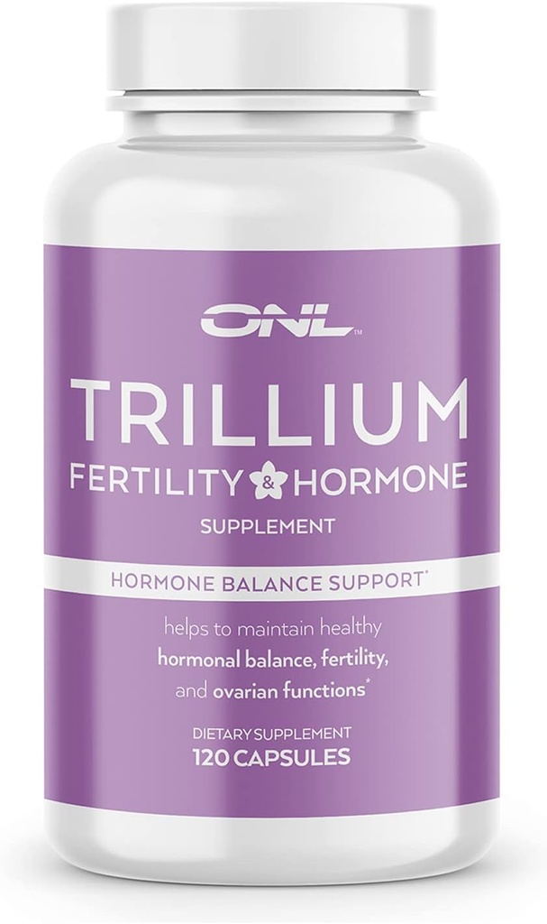 Trillium Fertilitet Kosttilskud til kvinder, Hormonbalance Inositol kapsler, Potent Formel, 120 Kapsler med 2000mg Myo- Inositol