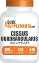 BulkSupplements.com Cissus Quadrangularis Extract Kapsler - Cissus Quadrangularis Supplement - Gluten Free, 1 Kapsel per Serving, 240 Veg Kapsler (pakning med 1)