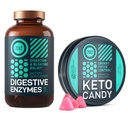 WILD FUEL Keto Candy med MCT olie og collagen og fordøjelsesenzymer med probiotika og Prebiotic Bundle