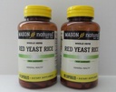 MASON NATURAL Red Gær Rice Kapsler - 60ct, pakke med 2