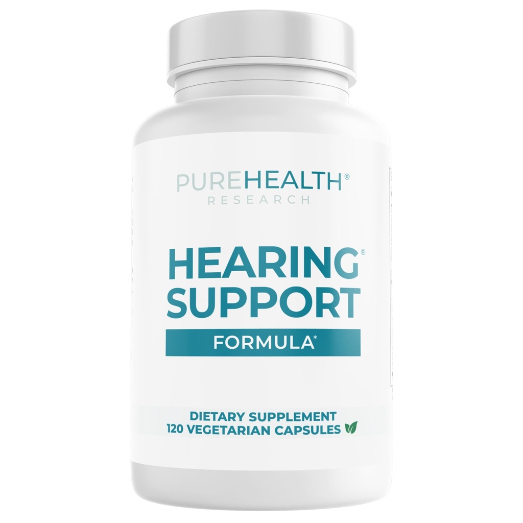 PURESUNDHEDSFORSKNING hørelse Formel - Tinnitus supplement med flavonoider & hørelse Vitaminer til at hjælpe stille Støj, sikkert og naturligt - Øre Tinnitus Relief for Ringøre, 1 flaske