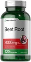 Horbäach Beet Root Powder Capsules ttesmå 124; 220 Pills ttesmå 124; Urteekstrakt 124; Non- GMO, Gluten Free Supplement