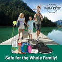 Para 'Kito Mosquito Bonus Pack - 2 Mosquito Wristbands Name 124; 2 Repills (Black + White) + Insect Repellent Spray