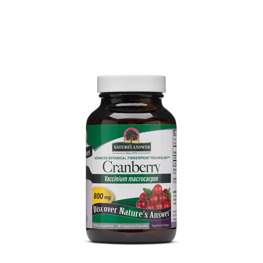 Naturens svar Cranberry Frugt- 124; Kosttilskud 124; Understøtter Urinære Tract og immunsystemer