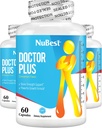 NuBest Doctor Plus - Kraftfuld Bone Strength Formel - understøtter stærke, sunde knogler - Immunitet & Wellness Support - for børn (10 +) og Teens - 3 Pack Medic124; 3 Months Supply