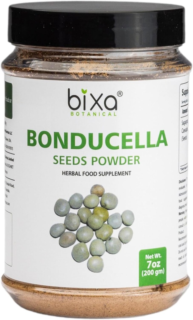 bixa BOTANIAL Ayurvedic Natural Herbal Supplement Bonducella Seed Powder (Sagargota / Kalarchikai) Pure Autentiske Premium Kvalitet