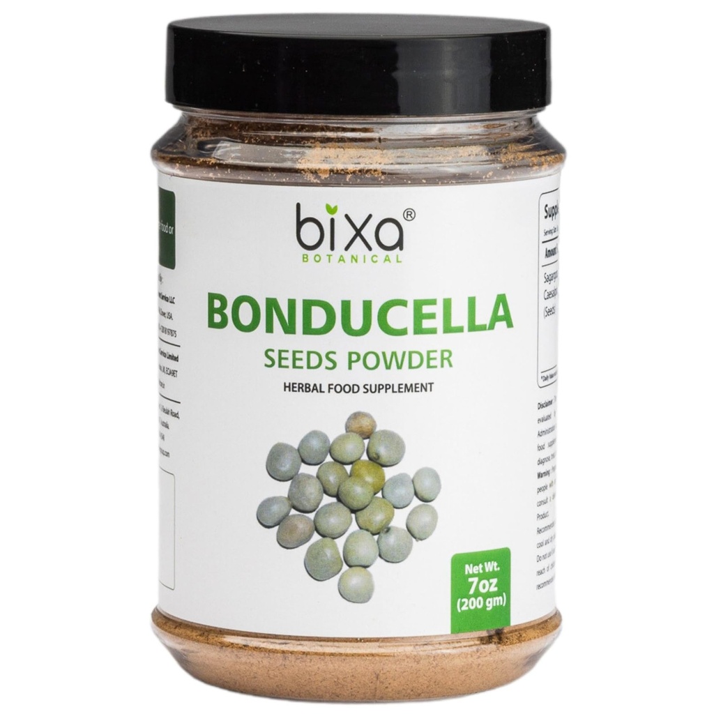 bixa BOTANIAL Ayurvedic Natural Herbal Supplement Bonducella Seed Powder (Sagargota / Kalarchikai) Pure Autentiske Premium Kvalitet