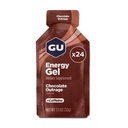 GU Energy Original Sport Nutrition Energy Gel, Chokolade Outrage, 24 Count Box