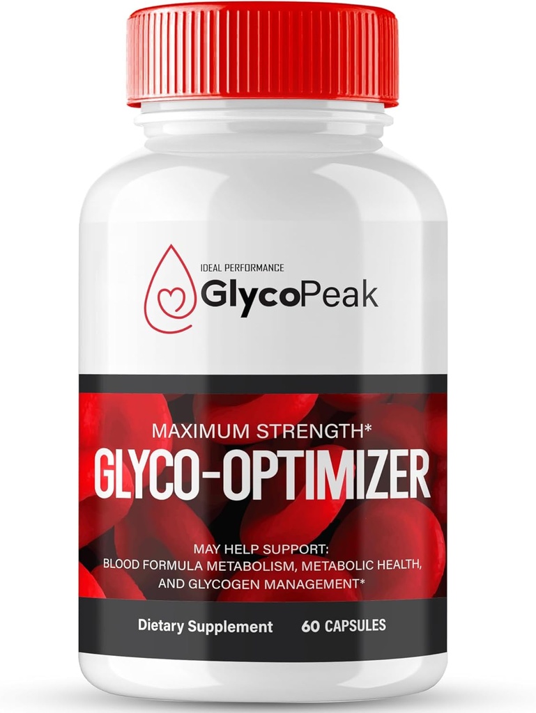 Glyco Peak Glyco Optimizer Supplement kapsler, GlycoPeak Health Support Pills Maksimal styrke, Glyco Peak Health & Wellness, Alle naturlige avancerede formel, GlycoPeak Health Anmeldelser (60 Kapsler)