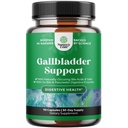 Gallblære Support fordøjelsesenzymer med Ox Bile - Renset Ox Bile Salte til ingen Gallblære & Pancreas Rengøring, Detox & Reparation - Fordøjelse tillæg med Pancreatin & Chanca Piedra - 90 Kapsler