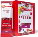 Sukkerfri Psyllium Husk Fiber Powder (Berry - 24 Pakninger)