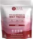 Taha Health & Nutrition Berry Flavored Whey Protein Concentrate Powder, 25g Protein, 140 kalorier, 2g Sugar Shuck 124; New Zealand Grass- Fed, Free- Range Dairy Mezzogiorno 124; Gluten og Soy Free, Keto, Kosher Shakes 124; 2LB