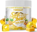 Jern Soft Chew tillæg med C-vitamin 124; Ananas Flavored