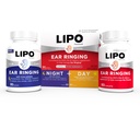 Lipo flavonoid dag & nat Combo Kit, Tinnitus Relief for Ringende Øre, Lipo flavonoid Plus & Lipo flavonoid nat med Melatonin & C-vitamin, 90 kapsler