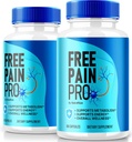 NutraRize (2 Pack) Free Pain Pro Kapsler, Official Keto Formel for Fit og sund krop, Alle naturlige supplement til støtte Samlet wellness, Premium FreePainPro piller anmeldelse (120 Kapsler)