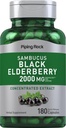 Piping Rock Elderberry Kapsler 124; 2000 mg
