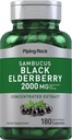 Piping Rock Elderberry Kapsler 124; 2000 mg