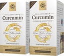 Solgar Full Spectrum Curcumin - 60 LiCaps, Pack of 2 - Superior Absorption - Brain, Joint & Immun Health - non-GMO, Vegan, Gluten Free, Dairy Free - 120 Total Servering