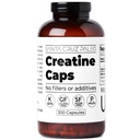 Santa Cruz Paleo Creatine kapsler, understøtter muskelvækst & energi, gluten fri, Keto, sukker fri, Paleo, ingen fyldstoffer eller tilsætningsstoffer, Creatine monohydrat piller, 2500mg, 100 Servere, 300 Kapsler