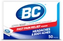 BC Pulver • 124; Hurtig smertestillende • 124; Aspirin (NSAID) & Koffein • 124; 50 Tælling (10042037103993)