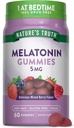 Nature 's Truth Melatonin Gummies 5mg Gummies 124; 60 Greve Beeg 124; Blandet Berry Flavor 124; Vegan, Non- Gluten Free Supplement