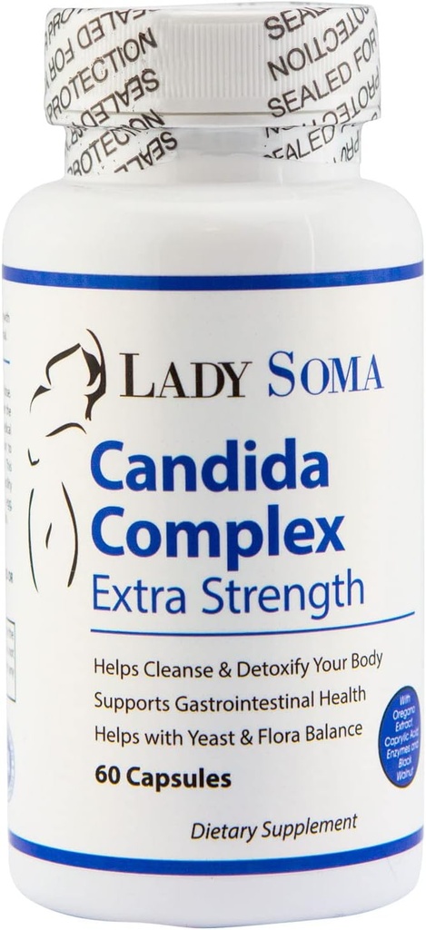 Lady Soma Candida Complex - Extra Strength Yeast & BV Overgrowth Capsules